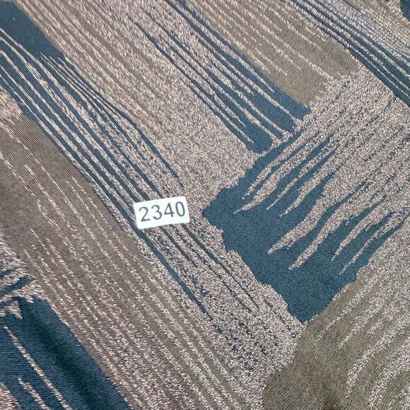 Ming Wang Long Jacket Womens Large Open Front Brown Shimmer Classy - Picture 8 of 8